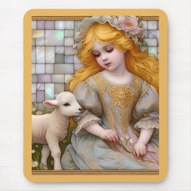 ~ Piglet Rapariga Pastel ~ Mousepad (Frente)