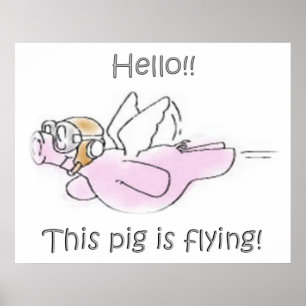 Pigs Fly Poster