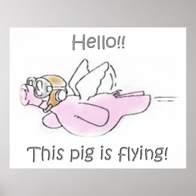 Pigs Fly Poster (Frente)