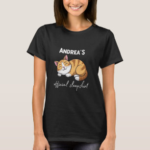Pijama Camisa de dormir de gato oficial da ANDREA