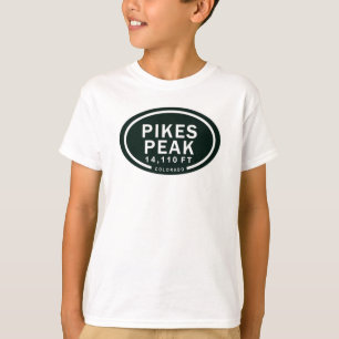 Pikes Pico 14.110 FT CO - Camisa T Montanha