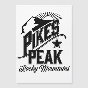 Pikes Pikes montanhas rochosas Vintage art