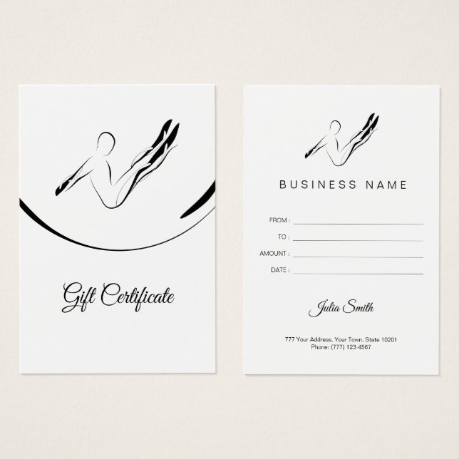 Pilates Boomerang pose (Frente & Verso)