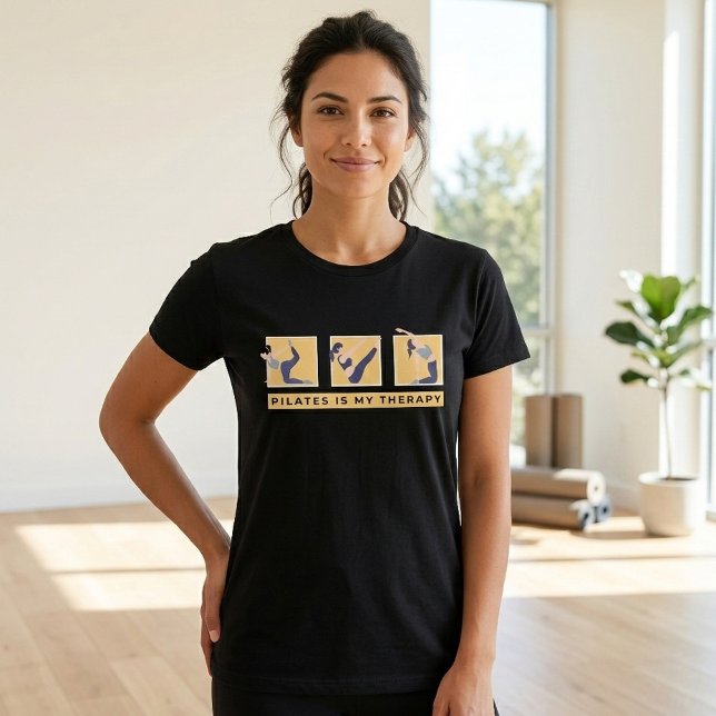 Pilates é minha camisa de citação motivacional da  (Pilates Tshirt)