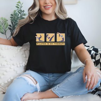 Pilates é minha camisa de citação motivacional da