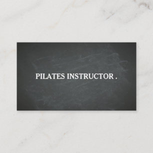 Pilates Yoga Instrutor Cartão de visita