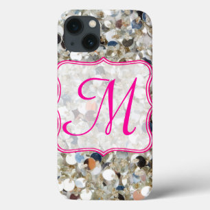 Pilha de Glitter Monograma Caso IPAD