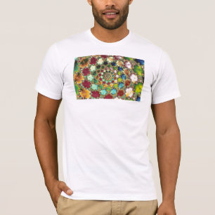 Pilhas do Fractal - t-shirt do Fractal