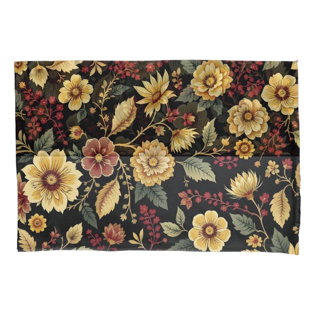 Pillow case flowers pattern  (Frente)