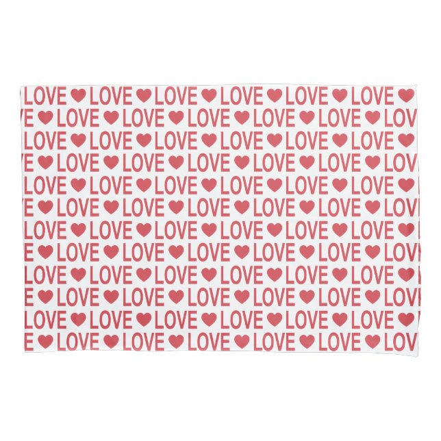 Pillow de Amor Vermelho Estampado (Frente)