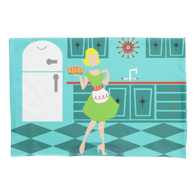 Pillowcase da Cozinha Retroativa (Frente)