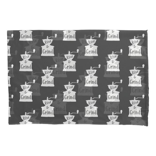 Pillowcase de café de elevação e moagem (Frente)