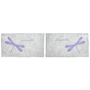 Pillowcases Personalizados de Dragonfly Roxo