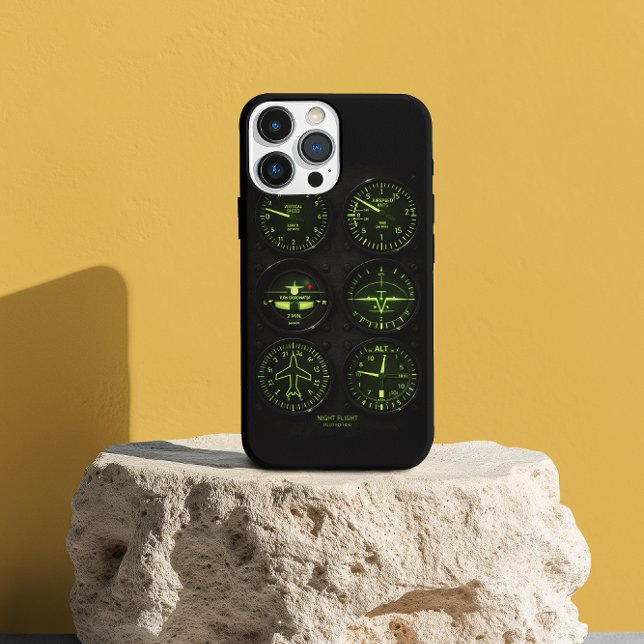 Pilot Airplane Night Flight Instruments Aviation (Criador carregado)