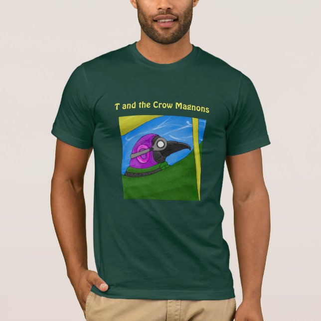 Piloto Crow Magnons Crow T-Shirt (Frente)