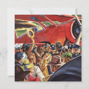 Piloto de avião prop de Solteiro Vintage com Papar