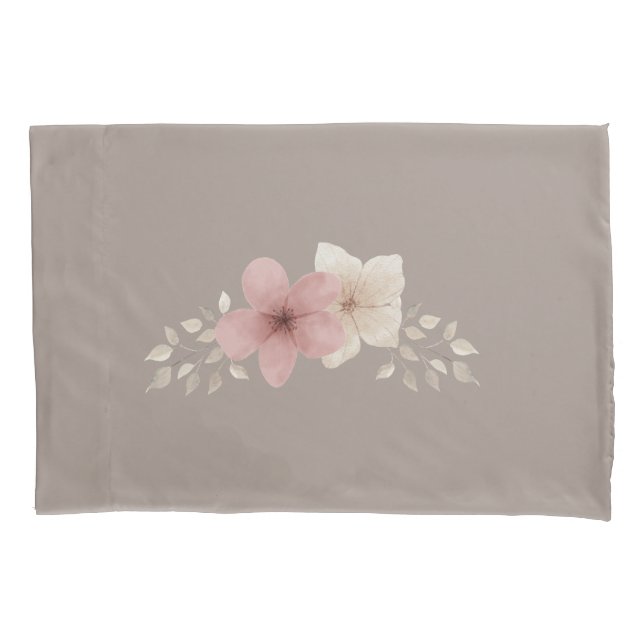 Piloto Floral Cor-de-Rosa (Frente)