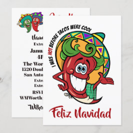 Pimenta Chili Feliz Navidad Convite