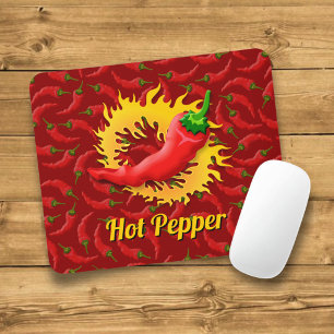 Pimenta com Mouse Pad de Chama