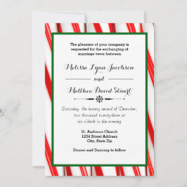 Pimenta-de-menta - Natal - Convite para Casamento