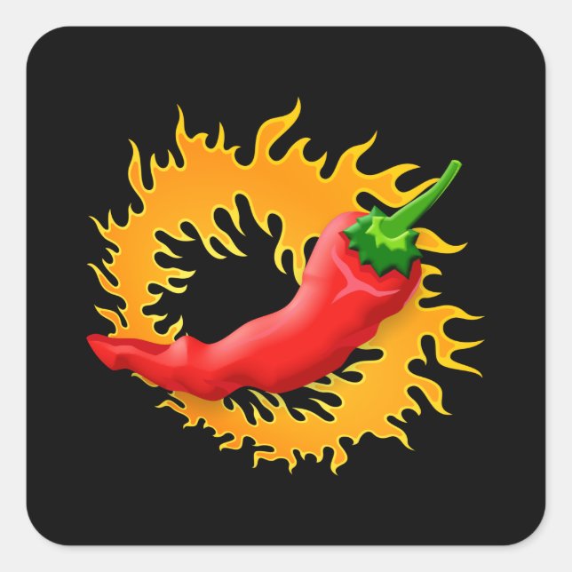 Pimenta-do-chileno com autocolante (Frente)
