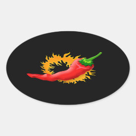 Pimenta-do-chileno com autocolante