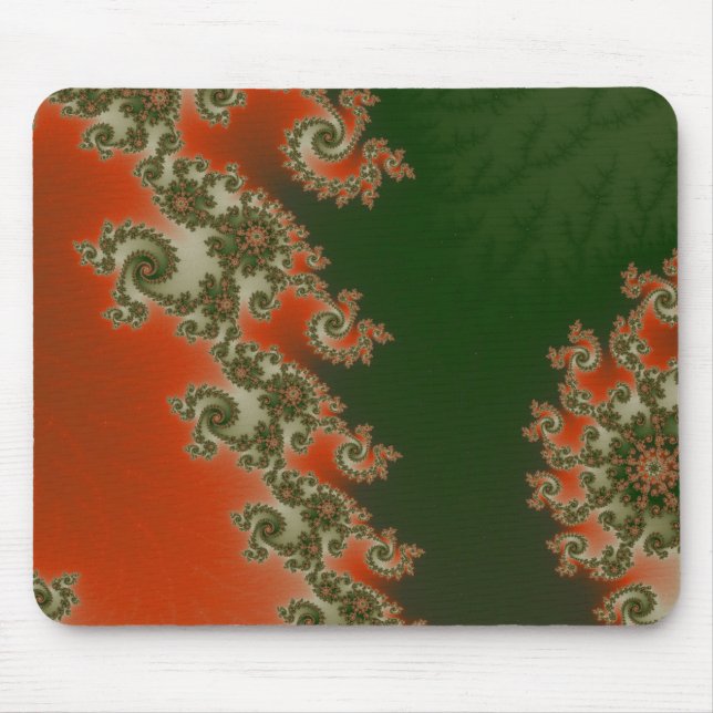 Pimento Linhas de Azeitona Mousepad (Frente)