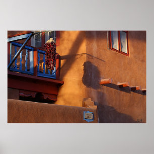 Pimentões, azul & sombras, poster da foto JLH