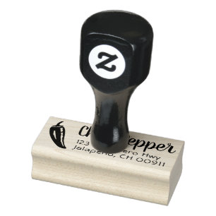 Pimentos Chili Pepper Lover Endereço Carimbo para