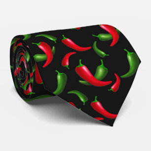 Pimentos de pimenta, gravata vegetal