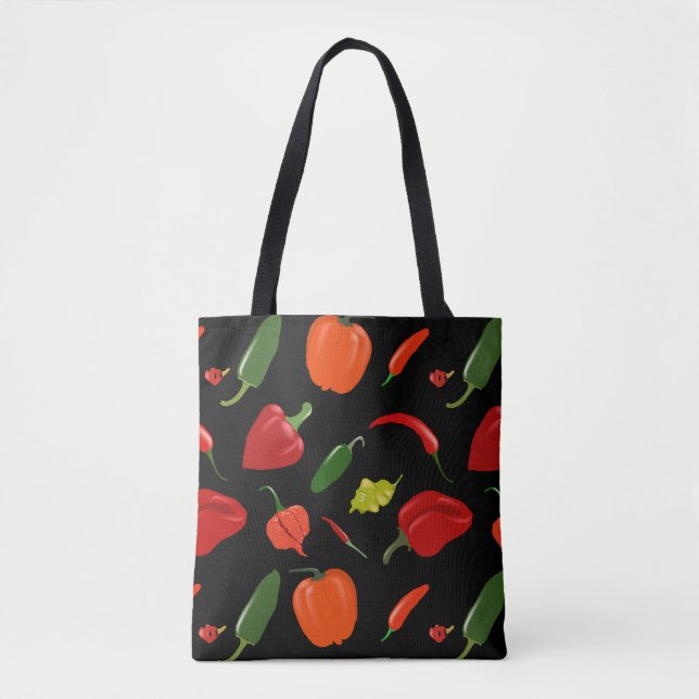 Pimentos picantes - Tote Bag (Frente)