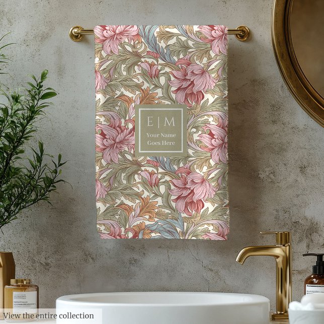 Pimpernel Morris Personalizado - Toalha Inspirada (Personalized Pimpernel Morris Inspired Towel)