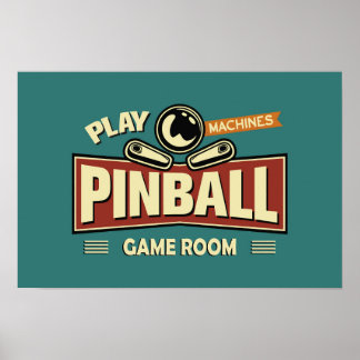 Pinball Machines Game Room Poster nº 17