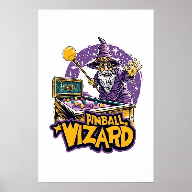 Pinball Wizard Fantasy Art Poster nº 13 (Frente)