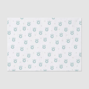 Pinças de estimação bonitas com papel para tecidos