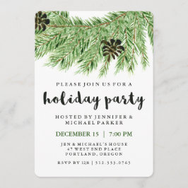 Pinças de inverno | Convite para Festas de Férias