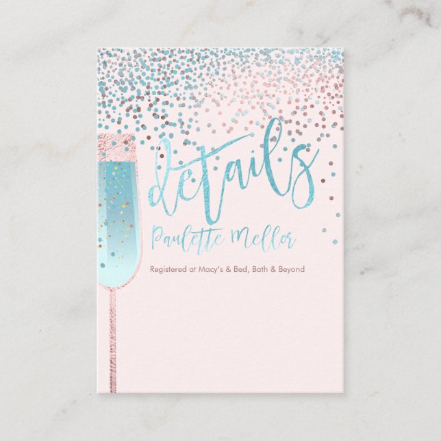 Pincel PixDezines e Cartão Azul/Detalhes (Frente)