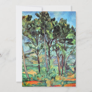 Pine com Viaduto por Paul Cezanne, Vintage Art