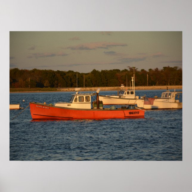Pine Point Maine 24" x 18", Poster (Frente)