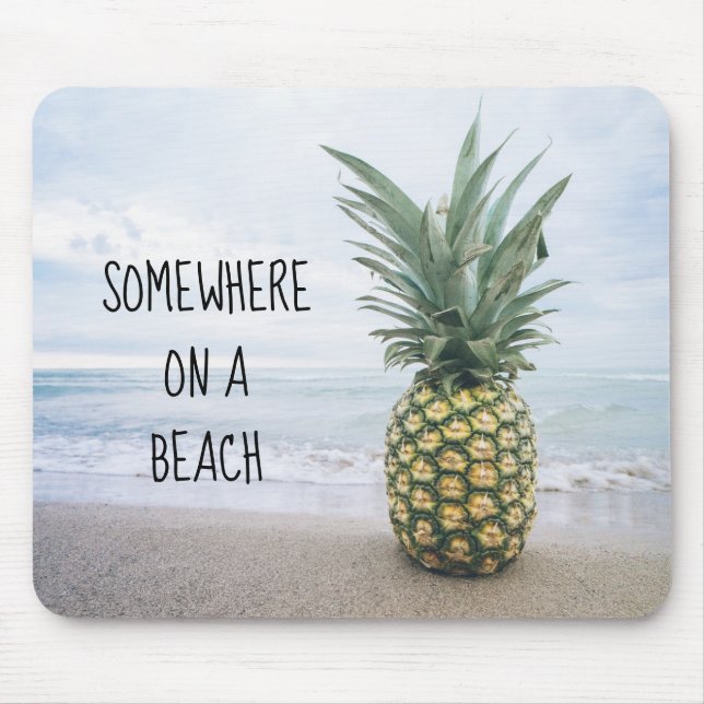 Pineapple de mousepad em alguma praia (Frente)