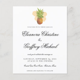 Pinemelose Tropical Pineapple Foto Weddin