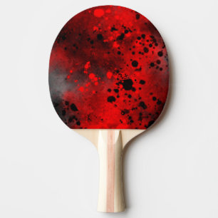Ping Pong Efeito de respingo de tinta spray em raquete de pi