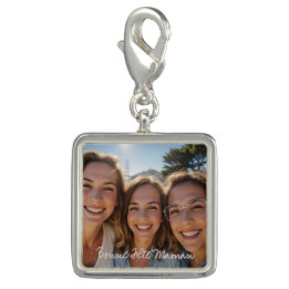 Pingente Breloque bracelet Bijou Bonne Fête Maman photo SF