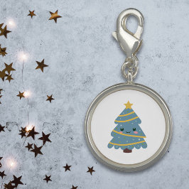 Pingente Charme de Árvore de Natal Bonito