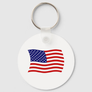 Pingente de chaveiro da bandeira dos Estados Unido