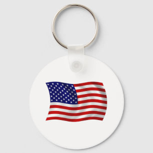 Pingente de chaveiro da bandeira dos Estados Unido
