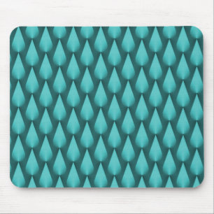 Pingos de chuva metálicos Mousepad do brilho da c