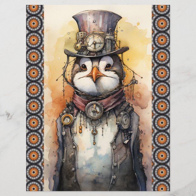 Pinguim 1b Steampunk (Verso)