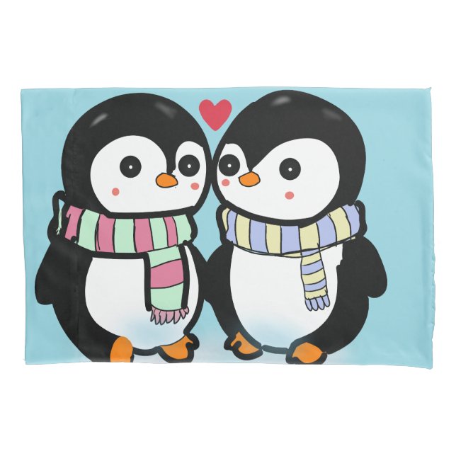 Pinguim Amor de Inverno Personalizado (Frente)