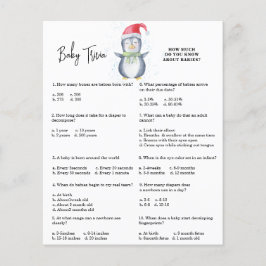 Pinguim - Baby Trivia | Jogo Chá de fraldas